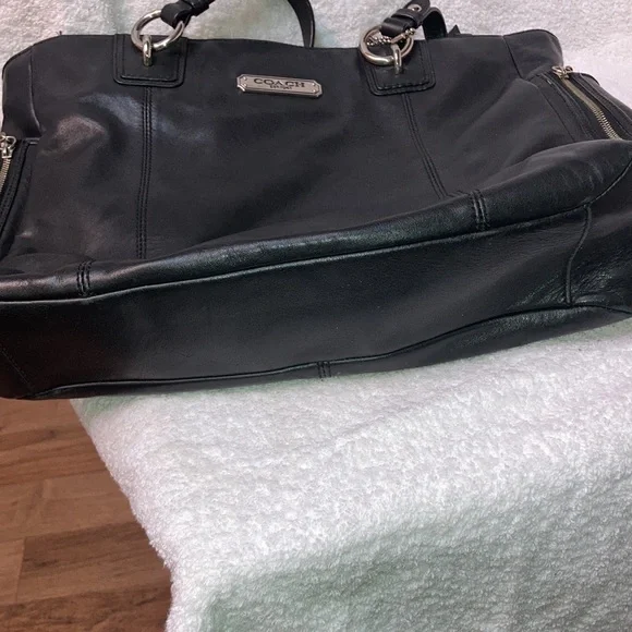 coach black leather bag - Picture 8 of 11